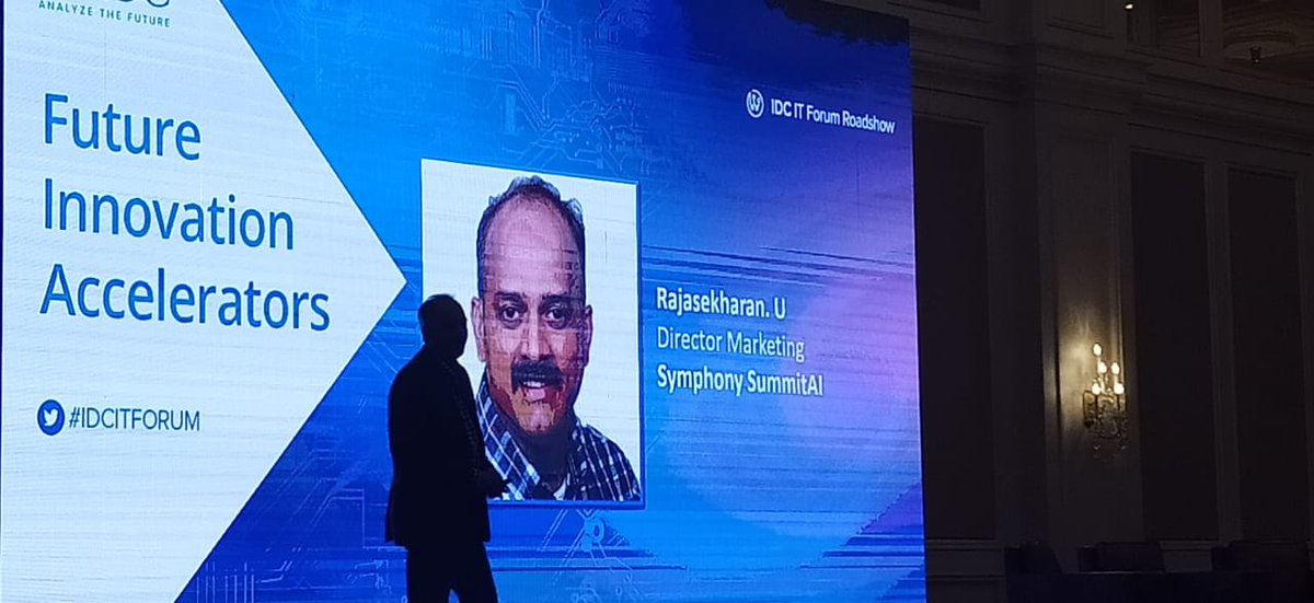 urajasekharan's tweet photo. #AI is augmenting everything from humans to workplaces. Cos that leverage #AI to create competitive advantage will thrive in the industry. #IDCITFORUM https://t.co/VgmvzVv1J9