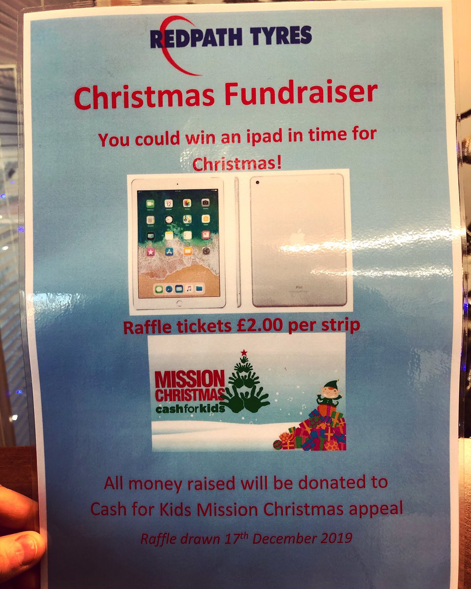 Pop into your local depot to purchase your raffle tickets &amp; you could win this iPad in time for Christmas!!
All money raised goes to the cash for kids mission Christmas appeal!