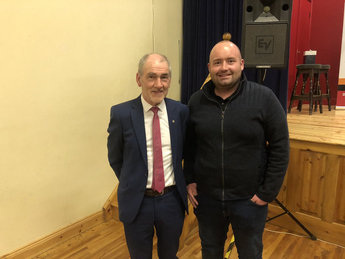 What a great evening in @drombroafordgaa with Mikey Harte. What a speaker! Fair play to @drombroafordgaa for organising a great evening! 🇩🇪🇩🇪