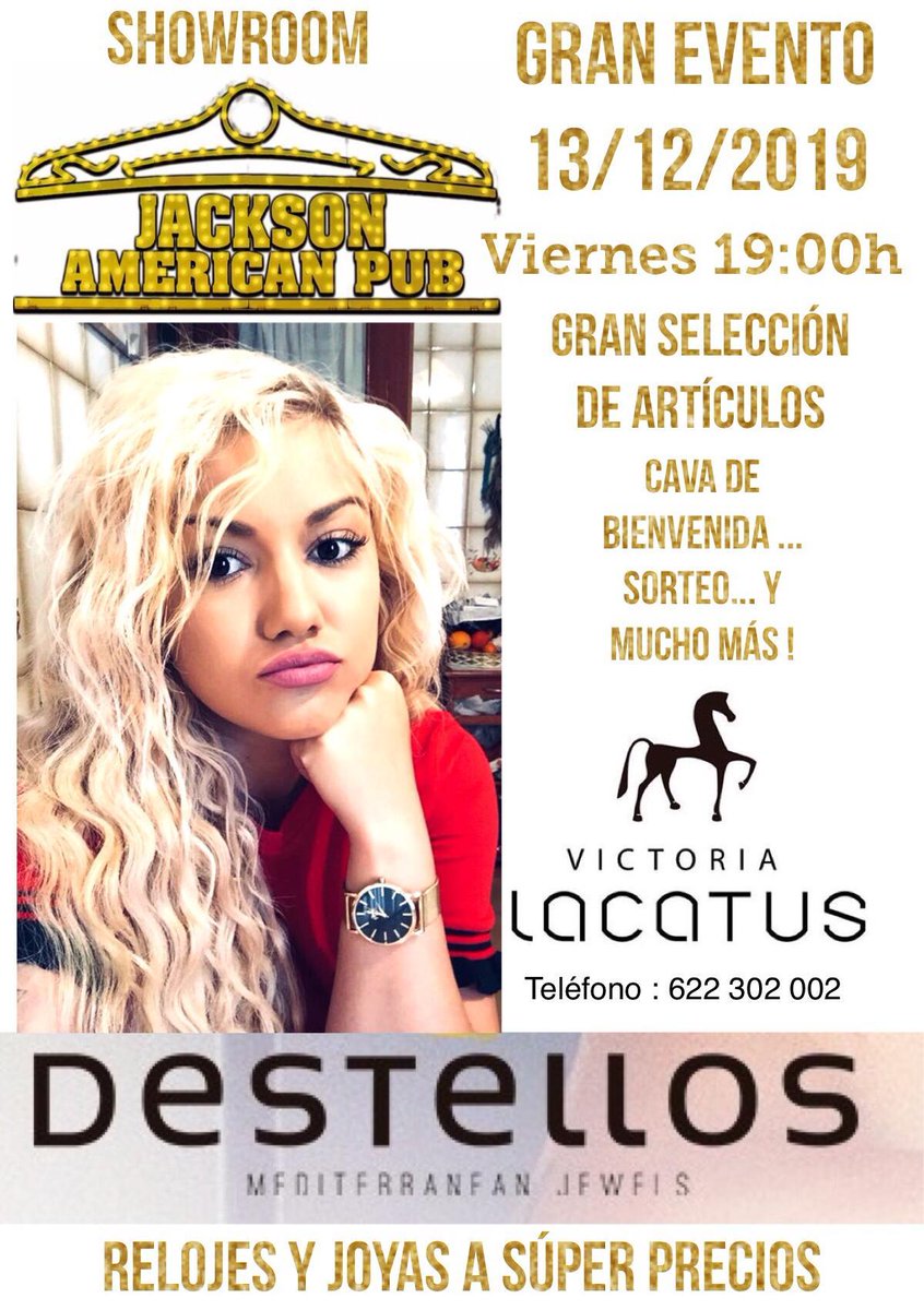 VictoriaLacatus's tweet photo. No te lo puedes perder!! 
Os esperamos este viernes, aprovecha nuestro #SHOWROOM #SWAROVSKI  y adelanta tus #regalos navideños. 🎄🎅😍 Ven a pasar una tarde exquisita. 
Aforo limitado.
Confirma tu asistencia en el ☎️ 622302002

https://t.co/ASAyNkpJQA

#relojes #Navidad #moda https://t.co/mx5VHjTPM9