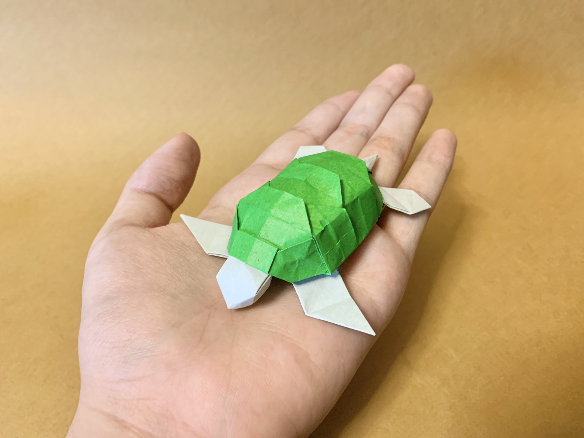 かのこや カメ 創作 私 折り紙的で可愛いカメを目指しました 折り紙 折り紙作品 カメ