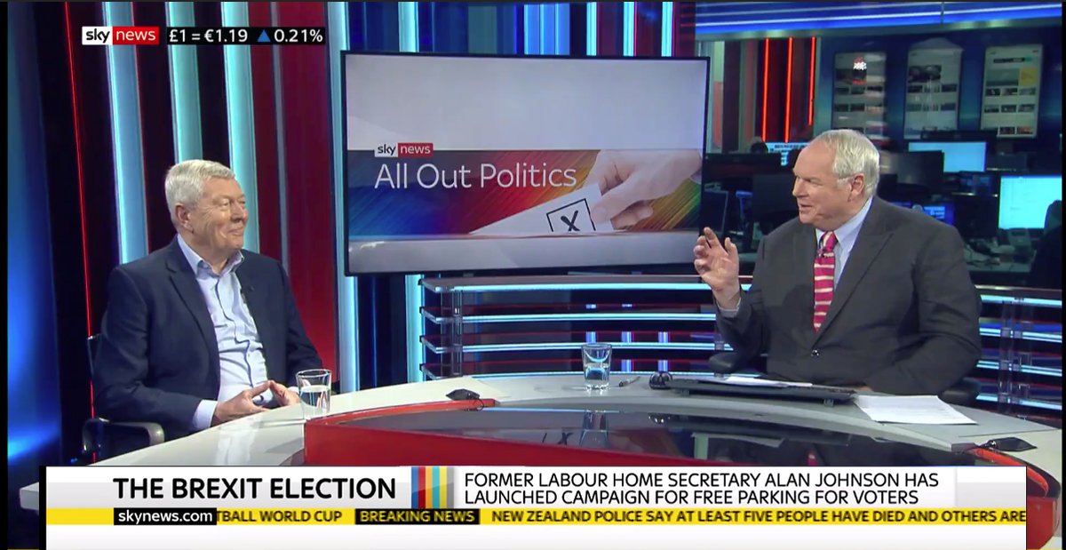 JustPark's tweet image. Pleased to see our campaign with Rt Hon Alan Johnson to enable more people to get out and vote on Thursday getting coverage on Sky News! Get 30 minutes FREE parking at your nearest polling station this Thursday via #JustPark: hubs.ly/H0m82FY0 #JustParkandVote