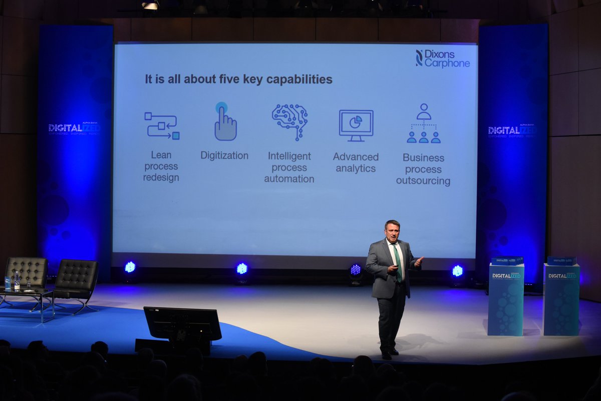 Ο κ. Ανδρέας Αθανασόπουλος, Chief Customer Officer and CEO Financial Services του Ομίλου Dixons Carphone, στο Digitalized αναφέρεται στον ψηφιακό μετασχηματισμό εστιάζοντας στην εμπειρία του πελάτη, τη διαχείριση των δεδομένων και τη σημασία του ανθρώπινου παράγοντα #digitalized