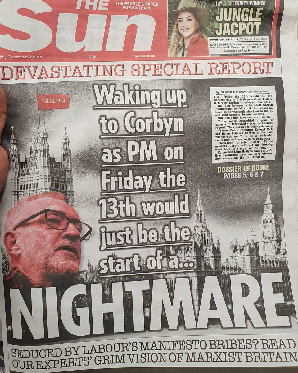 TheOriginal69's tweet photo. #TheSun up to its #propagandarous shit again. #brainwashingthemasses #historyrepeating #ShameOnYou #fuckoff #2019elections https://t.co/ed2hJIN2ua