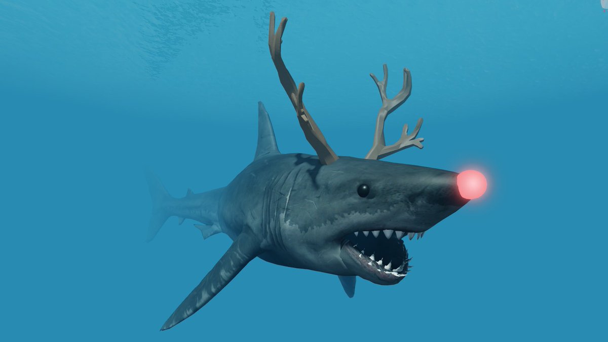 Simon On Twitter Rudolf The Red Nosed R Shark - all insane sharkbite codes roblox working december 2017 lots of shark teeth