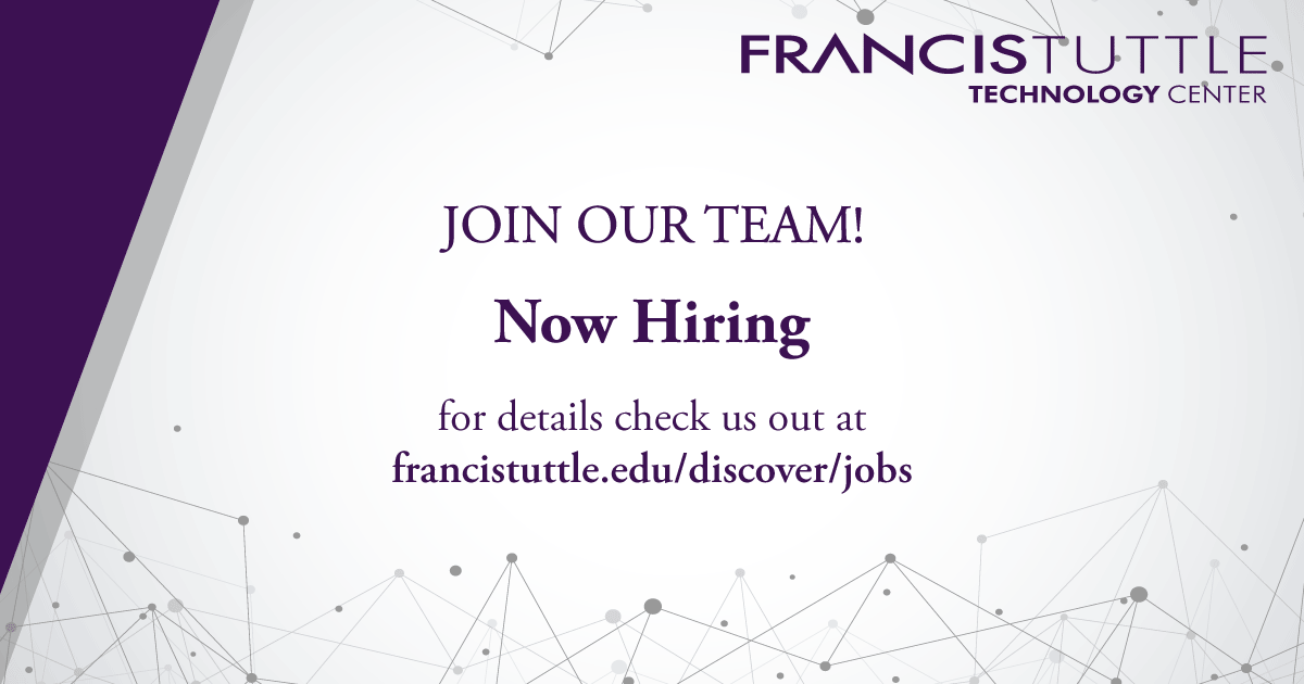 FrancisTuttle's tweet photo. WE'RE HIRING! We're currently looking to add several positions to the Francis Tuttle Family. Learn more and apply at https://t.co/IQVZeSexaU! https://t.co/c2TyizB4Q0