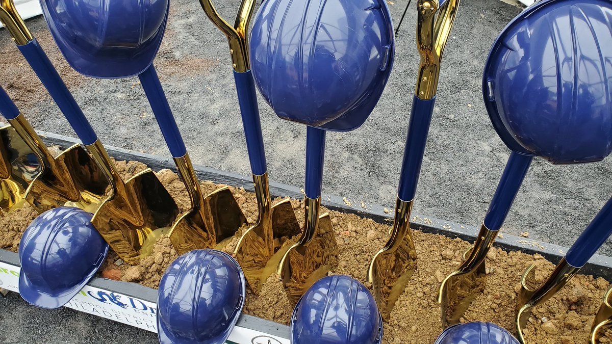 . <a href="/PHLschools/">Philadelphia Schools</a> and <a href="/DrexelUniv/">Drexel University</a> is holding a ceremonial groundbreaking today, for a building that will house Powel ES and <a href="/SLAMiddle/">SLA Middle School</a> in West Philadelphia. #PHLed <a href="/PowelHSA/">Powel Home&School</a>