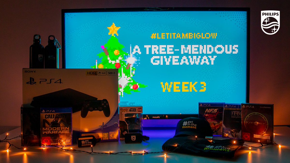 evniaglobal's tweet image. Week 3 of our tree-mendous giveaway! This time our little elves have prepared an amazing PS4 bundle for you 🎉
Try your luck here and #LetItAmibglow: bit.ly/2LvZ84G
🎉🍀🎁
