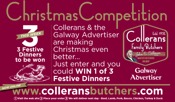 galwayad's tweet photo. 🎅🎅Now, this is a #festive #feast of a PRIZE!🎅🎅
WIN #Christmas #Dinner Prizes: Turkey, Ham, Streaky Rashers, Herb Stuffing, Cranberry Sauce and a box of After Eights. Feed the family you love -www.colleransbutchers.com
Click below!
https://t.co/wl2JZIItLm
#Galway #Feast https://t.co/Bjd0foEwsE
