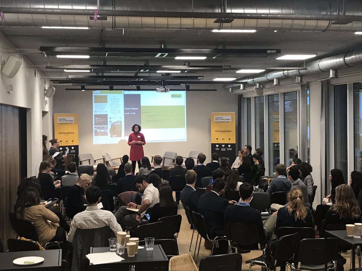eupatientsforum's tweet photo. We are very proud of the #ThinkPatient session of #EHP5 and by sharing true patient stories in the form of a roleplay: what better way to gain a true insight into the patient perspective? #EUHealthGen @jnjnews @euronews @porternovelli @collegeofeurope @eu40 @EPFyouth https://t.co/jQUbExOeXh