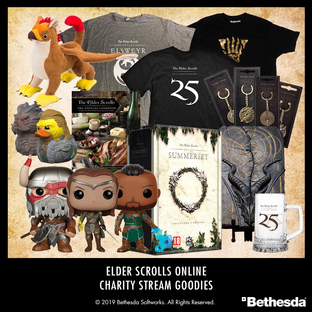 GIVEAWAYS! Vergeet morgen niet om vanaf 12:00 in te schakelen op twitch.tv/bethesda_nl, want we gaan de hele dag mooie prijzen weggeven, waaronder een Summerset Collector's Edition en Wrathstone Tablet! Wat zou jij graag willen hebben?

#SlayDragonsSaveCats