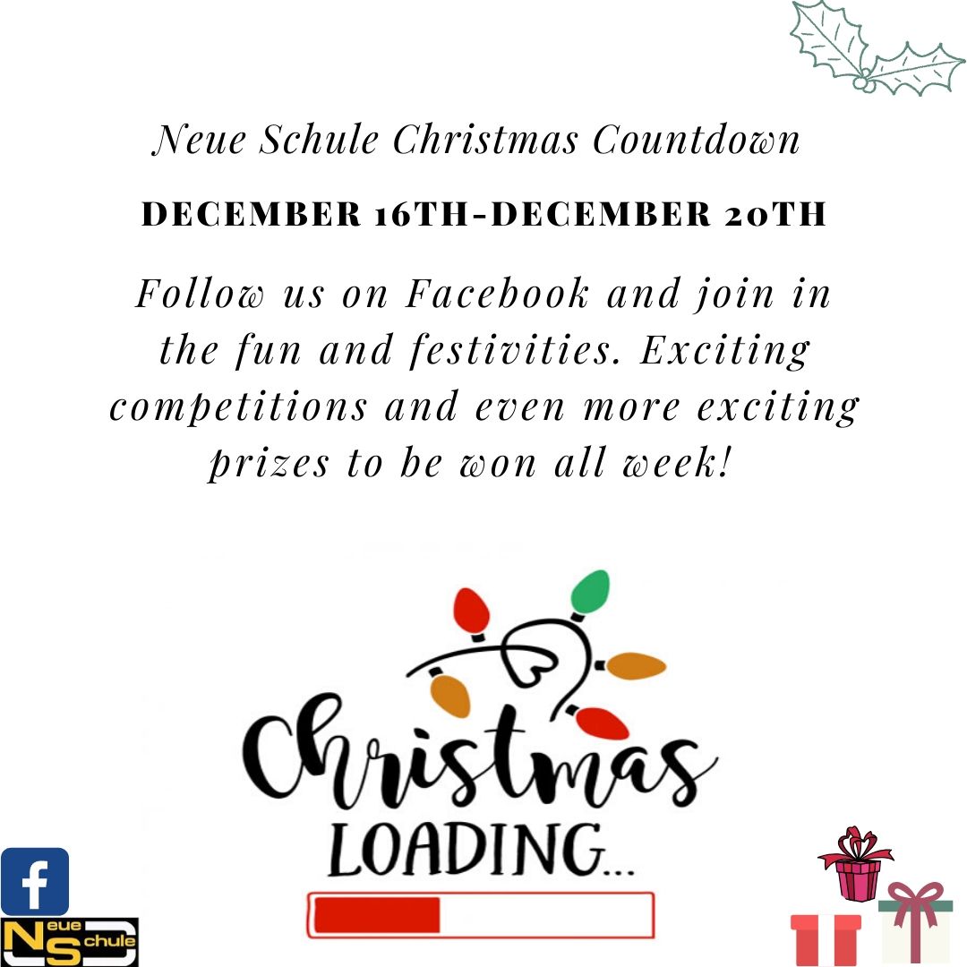 Only one week to go until our annual Christmas Countdown begins🎄🎅 Head over to our Facebook page to be a part of the action! #competition #ChristmasCountdown #giveaway #festive
