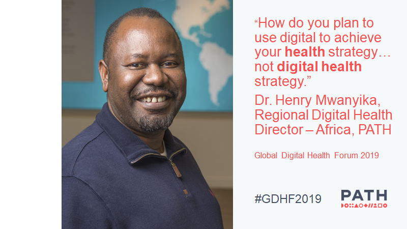 DigitalSQR's tweet photo. #GDHF2019 @henry_mwanyika @PATHtweets @PATHadvocacy @BIDInitiative @JHUmHealth @The_GDHN https://t.co/8T7upatT8a