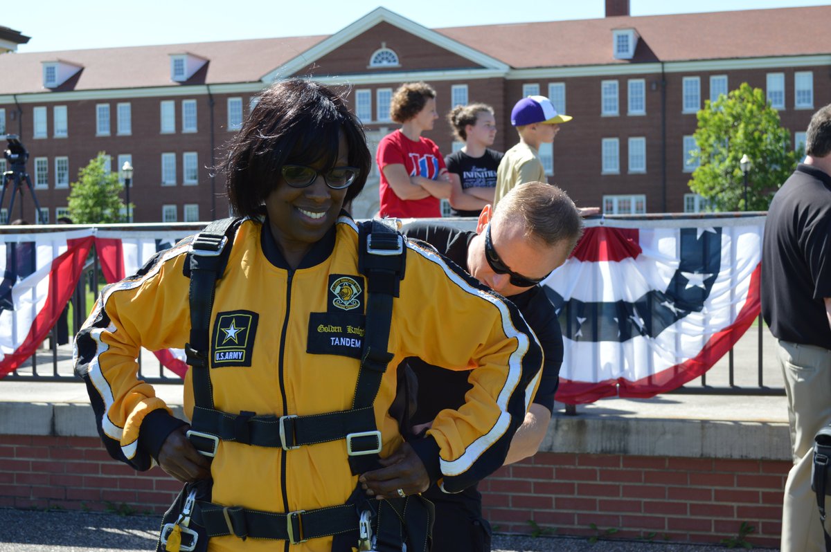 On her last day in office, we salute Kentucky <a href="/LtGovHampton/">LG Jenean Hampton</a> She's been a friend &amp; ally while serving the Bluegrass State. She &amp; her husband, Dr. Doyle Isaak, were tandem jumpers in 2016 on their 14th wedding anniversary. She also served as an ATC speaker for us. Thanks, Ma'am!