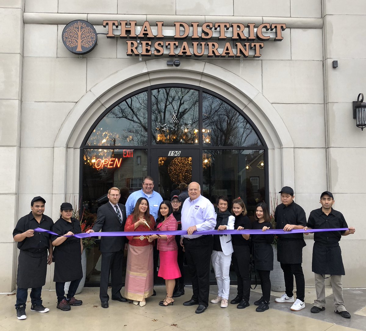 Today we celebrate the Grand Opening of our newest restaurant and business to Brownsburg, Thai District Restaurant, located in the new Downtown Brownsburg. Welcome to our community!