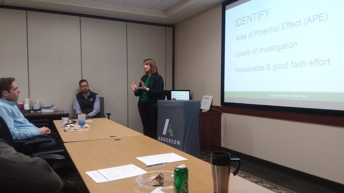 AndersonMNLLC's tweet photo. AE staff learning about Section 106 impacts on projects with the 106 Group!
#section106 https://t.co/C53is5BJ85