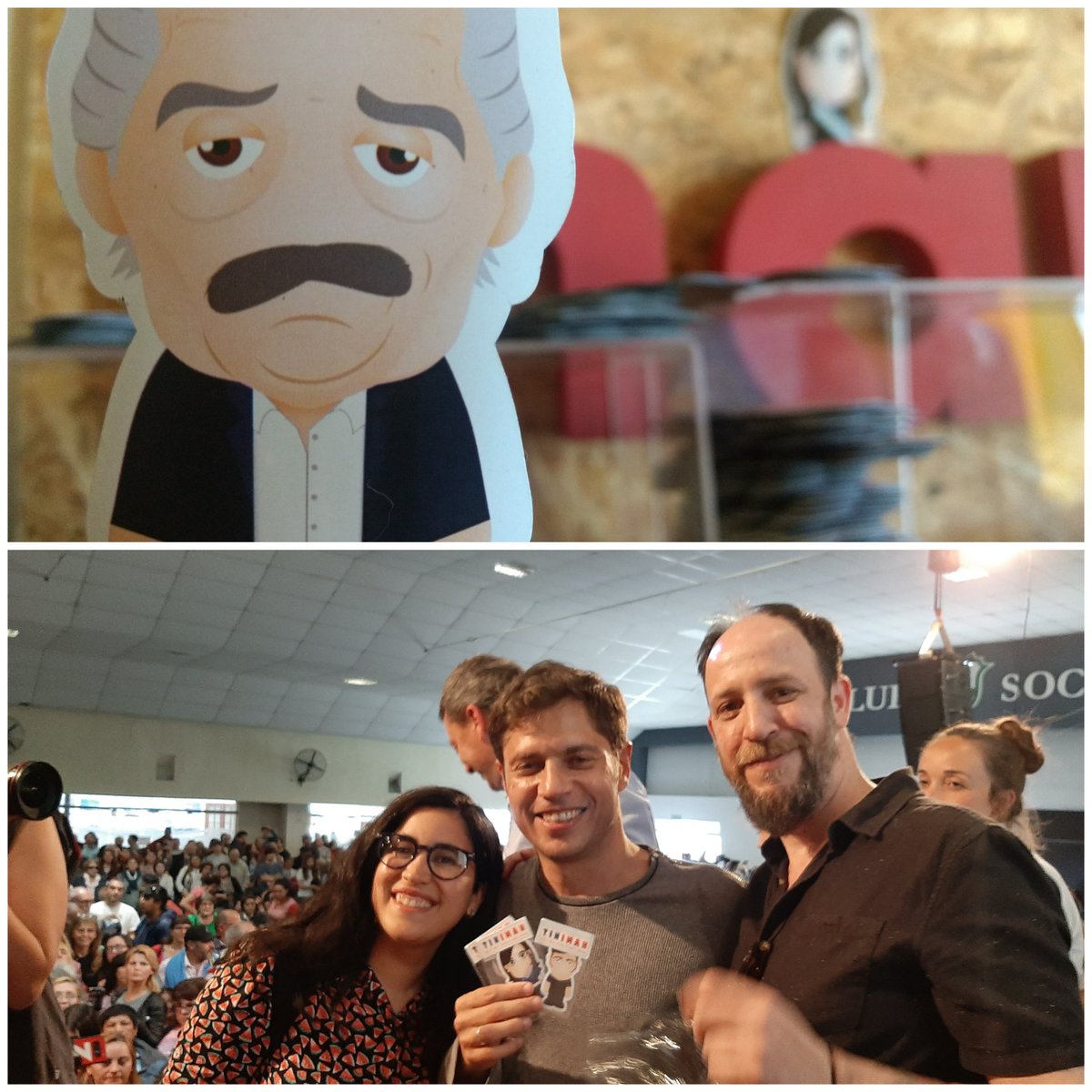 Imanginelp's tweet photo. Hola @alferdez @alferdezprensa , sólo decirte que @Kicillofok recibió su imán "Tiniman" en persona y nosotres fuimos muy felices 😜 Nada...eso 🙄 https://t.co/n0YJPxLZ4l