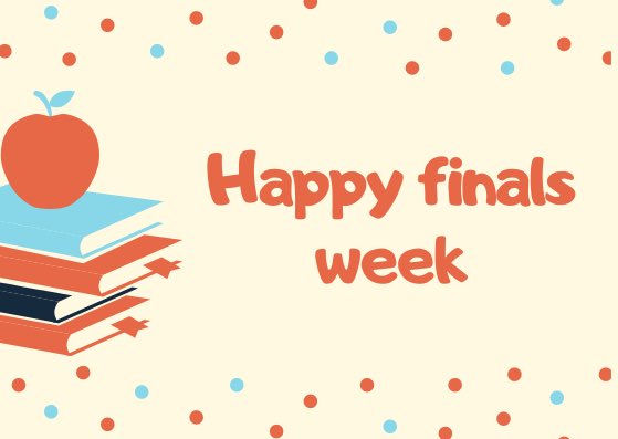 TNtechBCM's tweet photo. We hope everyone has a great finals week! As we go through this week let’s be reminded that grades do not define us only the Lord does! We must find our worth in God and his word not a number.  
Matthew 6:25-27 https://t.co/wuqEe2meDL