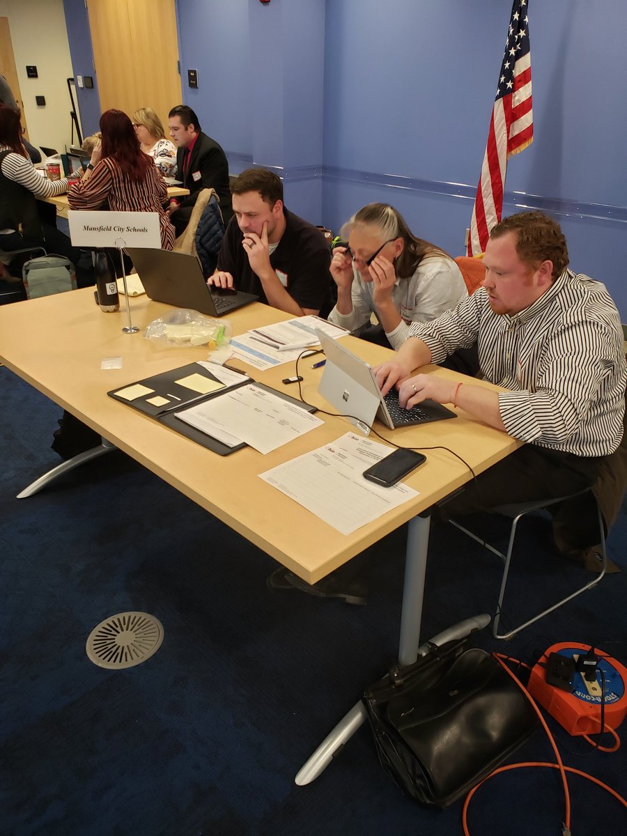 jfrankl1's tweet image. 20 Innovative Strategy Grant Team recipients gathered at the Grove City Library for today&apos;s Strategic Planning Meeting. Happy to be encouaging and supporting four SST7 districts&apos; work. @MCSTygers @pleasantlocal @tiffin_schools @tririverscc @Region7SST @OHEducationSupt @OhioOOD