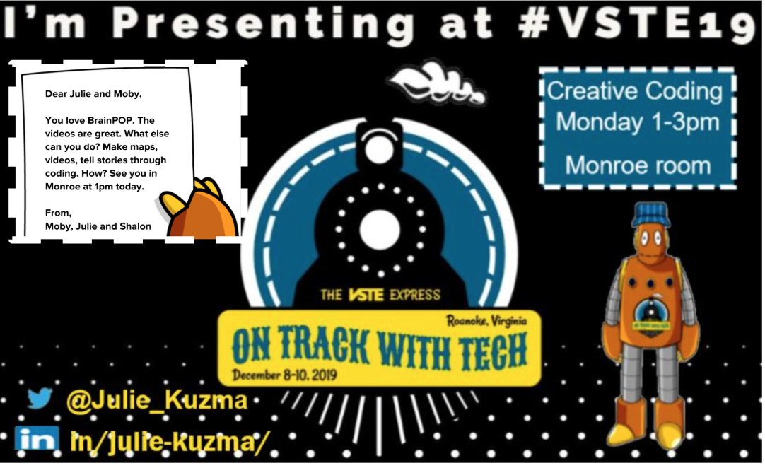 Come on by to Monroe at 1pm today. Sure, you've use <a href="/brainpop/">BrainPOP</a> for videos-now let's get the students creating. Learn how to create a variety of activities, assign to students, search standards and so much more. <a href="/shalonthomas/">Shalon Thomas</a>