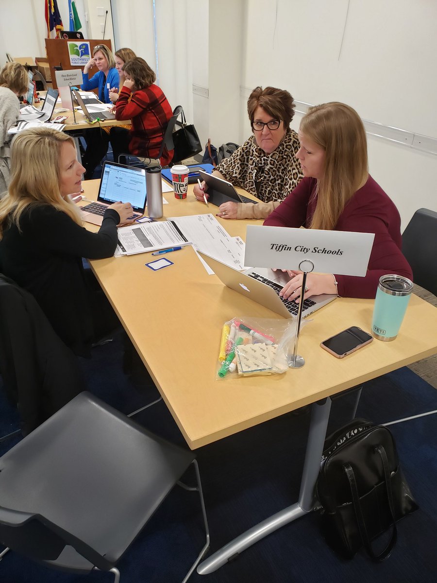 jfrankl1's tweet image. 20 Innovative Strategy Grant Team recipients gathered at the Grove City Library for today&apos;s Strategic Planning Meeting. Happy to be encouaging and supporting four SST7 districts&apos; work. @MCSTygers @pleasantlocal @tiffin_schools @tririverscc @Region7SST @OHEducationSupt @OhioOOD