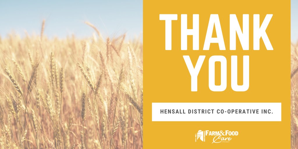 FarmFoodCareON's tweet photo. Today we are grateful for Gold member Hensall District Co-operative Inc. for being part of the Farm &amp; Food Care movement and for helping connect farm gate to dinner plate with their support this year! Together we can do so much more ❤️ #gratitude #partofthemovement #FFCO19 https://t.co/GqV2Lr13kT
