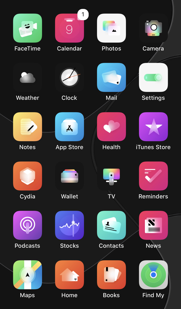 psprrom's tweet photo. @thetimeloop @_024ka @Andywiik @iospackixrepo for exaple as soon as #ayeris came out we started seeing themes like #Amury, #Soft, #Onix, #AyeCandy and many more that had the same collor pallets! Now going to recent tweets this great piece below from timeloop looks exactly the same design as #flux. 2/2 https://t.co/l8Mbe1ookJ