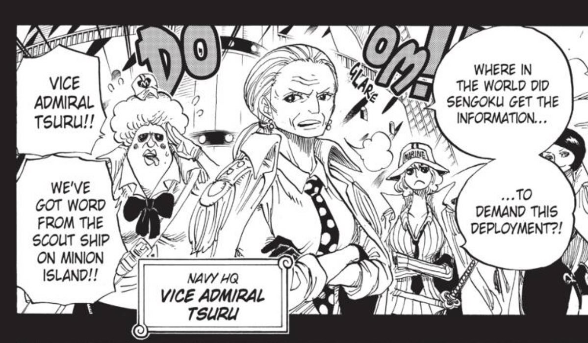 Admiral Tsuru + squad spinoff manga when????  #OPGrant