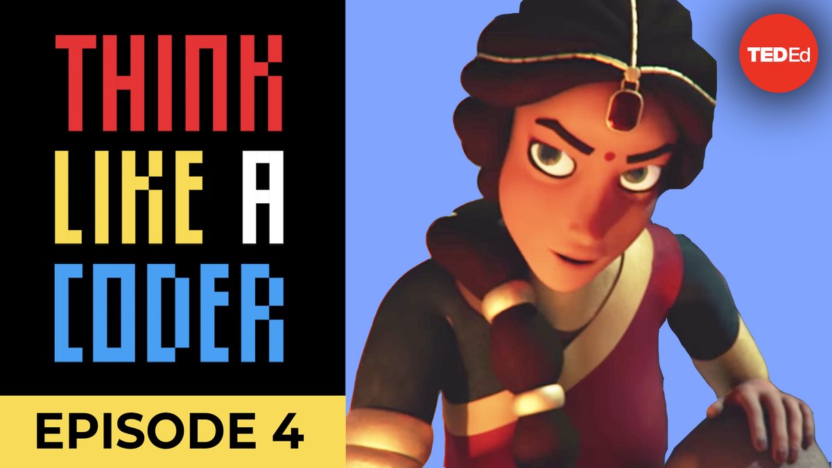 TED_ED's tweet image. NEW VIDEO: The trio plot how they can steal the first artifact— the Node of Power. How can they take it without being discovered?
Help Ethic and Hedge solve their way free in episode 4 of #ThinkLikeACoder: t.ted.com/n5IA6QF