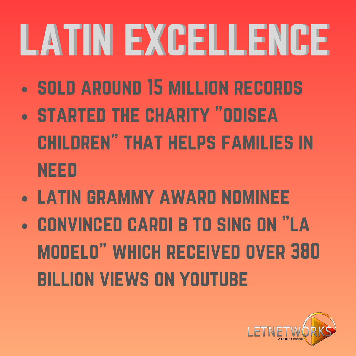 Congrats to <a href="/ozuna_pr/">OZUNA</a> for his 4 Guinness World Records for 2020. Repping for Latinos all over! Straight #LatinExcellence right there.