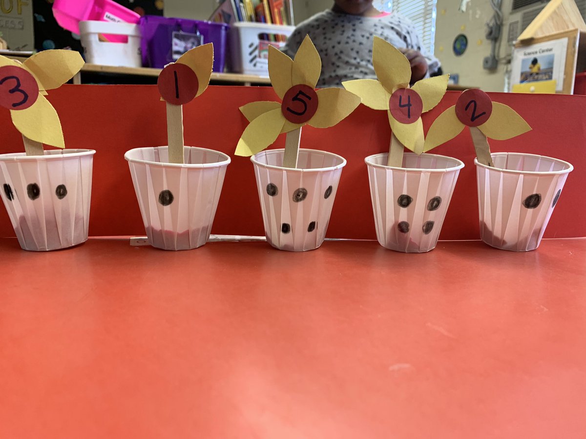 PDLadyConsults's tweet photo. How cute is this? 🌻#Pre-K #Counting #Numeracy #hands-on #centers #MathIsFUNdamental #KenmoorECC @PGCPSEarlyLearn @pgcpsPAR https://t.co/TJyIVo5IFX