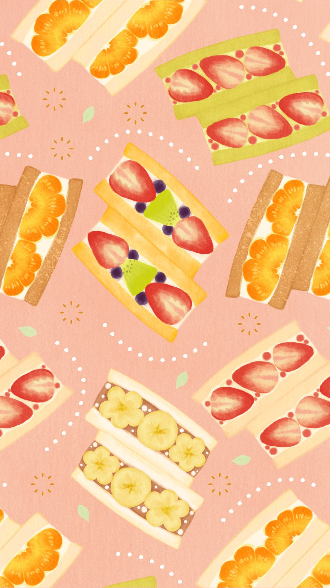 Omiyu フルーツサンドな壁紙 フルーツサンド イラスト サンドイッチ フルーツ いちご バナナ 壁紙 みかん Sandwich Fruits Fruitssand Strawberry Illust Sweets T Co 3jof4zkcx4 Twitter