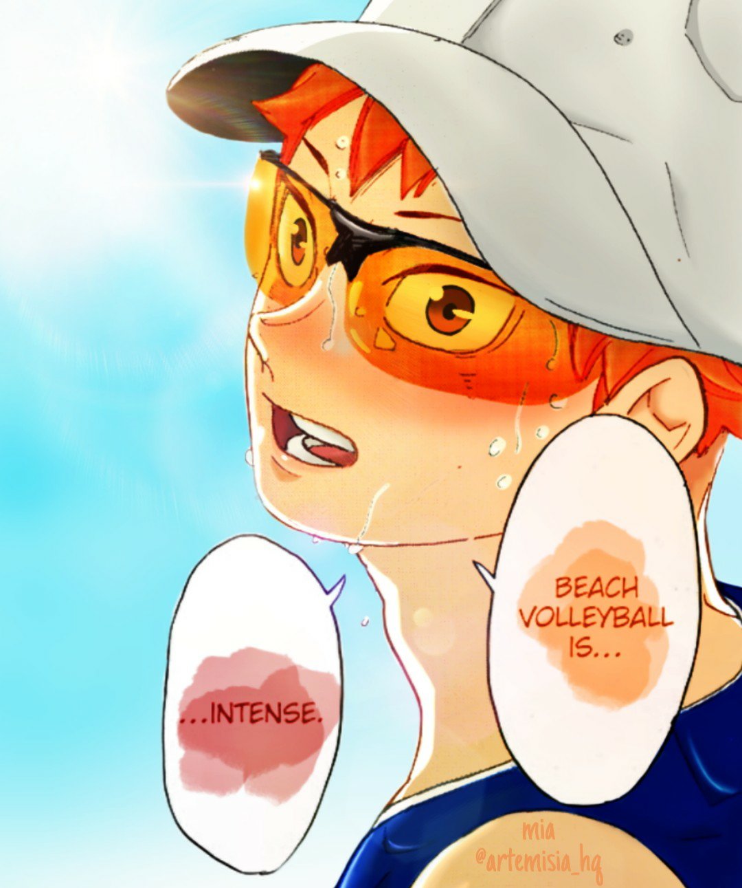 𝚖𝚒𝚊 Beach Volleyball Is Intense ハイキュー376 日向翔陽
