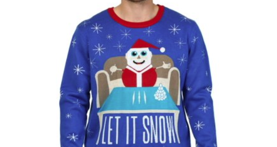 myfox8's tweet photo. Walmart apologizes for Christmas sweater with drug reference https://t.co/OEsX04WiyL https://t.co/PKqYJuVDCd