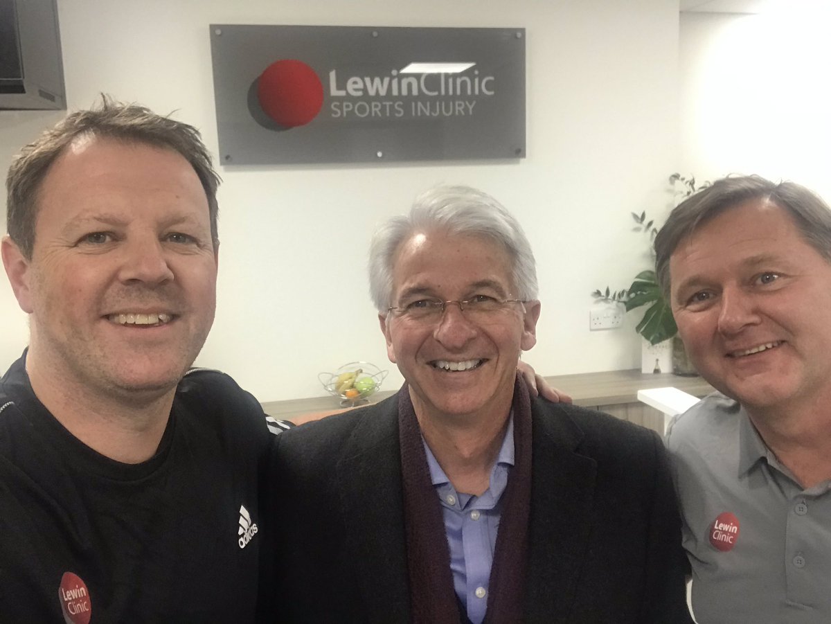 LewinPhysio's tweet image. A first visit to @TheLewinClinic from the man who has helped us non-stop from the initial thoughts , through all the business plans , all the way to opening. It’s a long way from Texas... Genuinely , couldn’t have done it without you @richardlaw53 so huge thanks from us both.