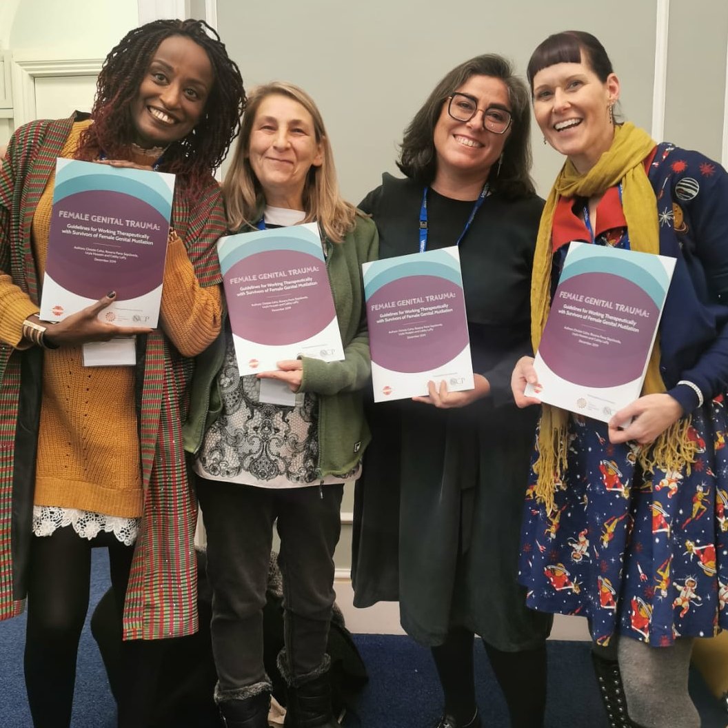 ChristieCoho's tweet photo. Therapists! Ever wonder how to best work with women who’ve experienced FGM/c? Free expert guidelines now available @ https://t.co/XTDc37Zmeu  
#fgmtherapyguidelines  #16Days♀️  
@LeylaHussein @roxanaparra @cabbylaffy CPH @CPsychosexualH @dahliaproject  #endFGM https://t.co/18h5aVHYvm