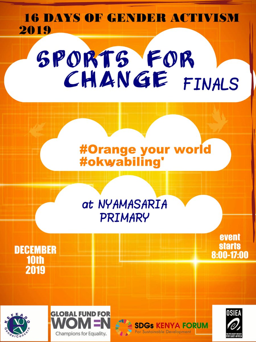 Sports has been identified to create safe spaces where girls feel free to have candid conversations on their Body rights/autonomy. Let us make tomorrow exiting as we end #16daysactivism . @EasterAchieng1 @milanyakipusa @ChalzNehema @kefeado