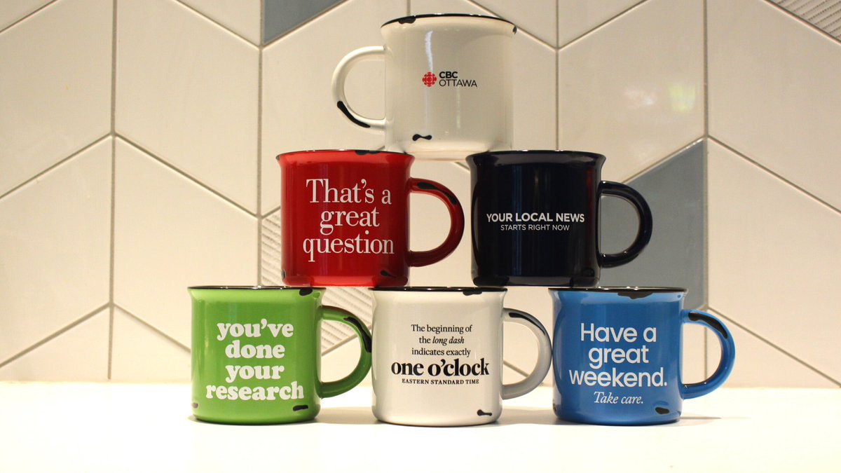 We've created these limited edition CBC mugs in support of the @ottawafoodbank. Visit us on Dec. 13 at <a href="/CanadasNAC/">National Arts Centre</a> for #CBCProjectGive &amp; make a min donation of $20 to pick one up for the CBC fan in your life. Give a gift that gives back to the community: cbc.ca/1.5382433