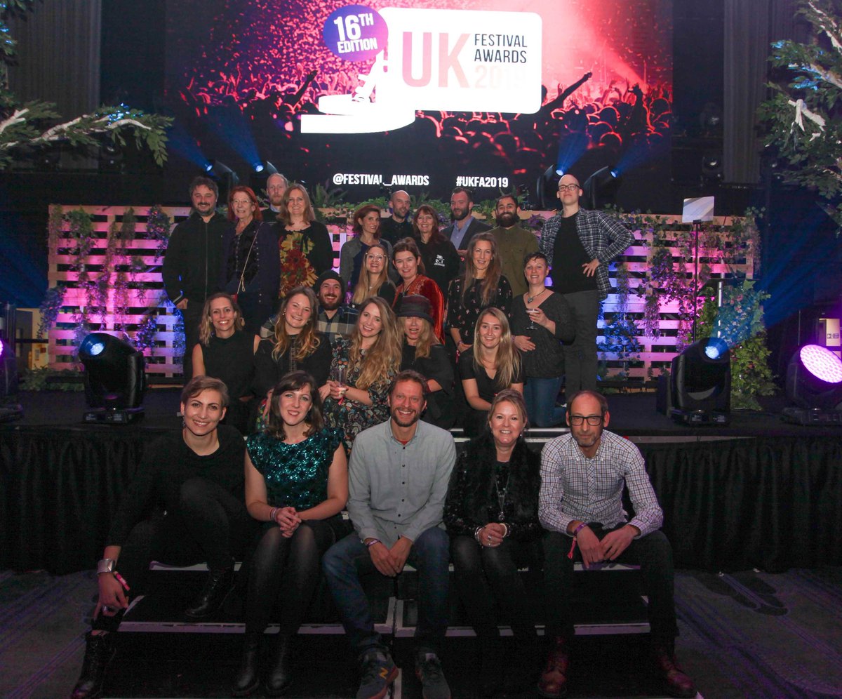 #Vision2025 previewed the January launch of the 2nd ed #ShowMustGoOn report, supported with a new on-line sustainability knowledge hub for the outdoor event sector, at the @festival_awards. Find out more and sign up to get the report next year: bit.ly/354zdsL