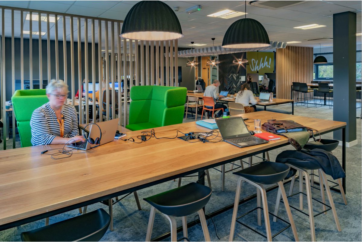The new space at <a href="/UnitedWelsh/">United Welsh</a> is contemporary, informal and supportive. Everything a modern, flexible working practice should be powell.co.uk/project/united…

#refurbishment #flexibleworking #officegoals