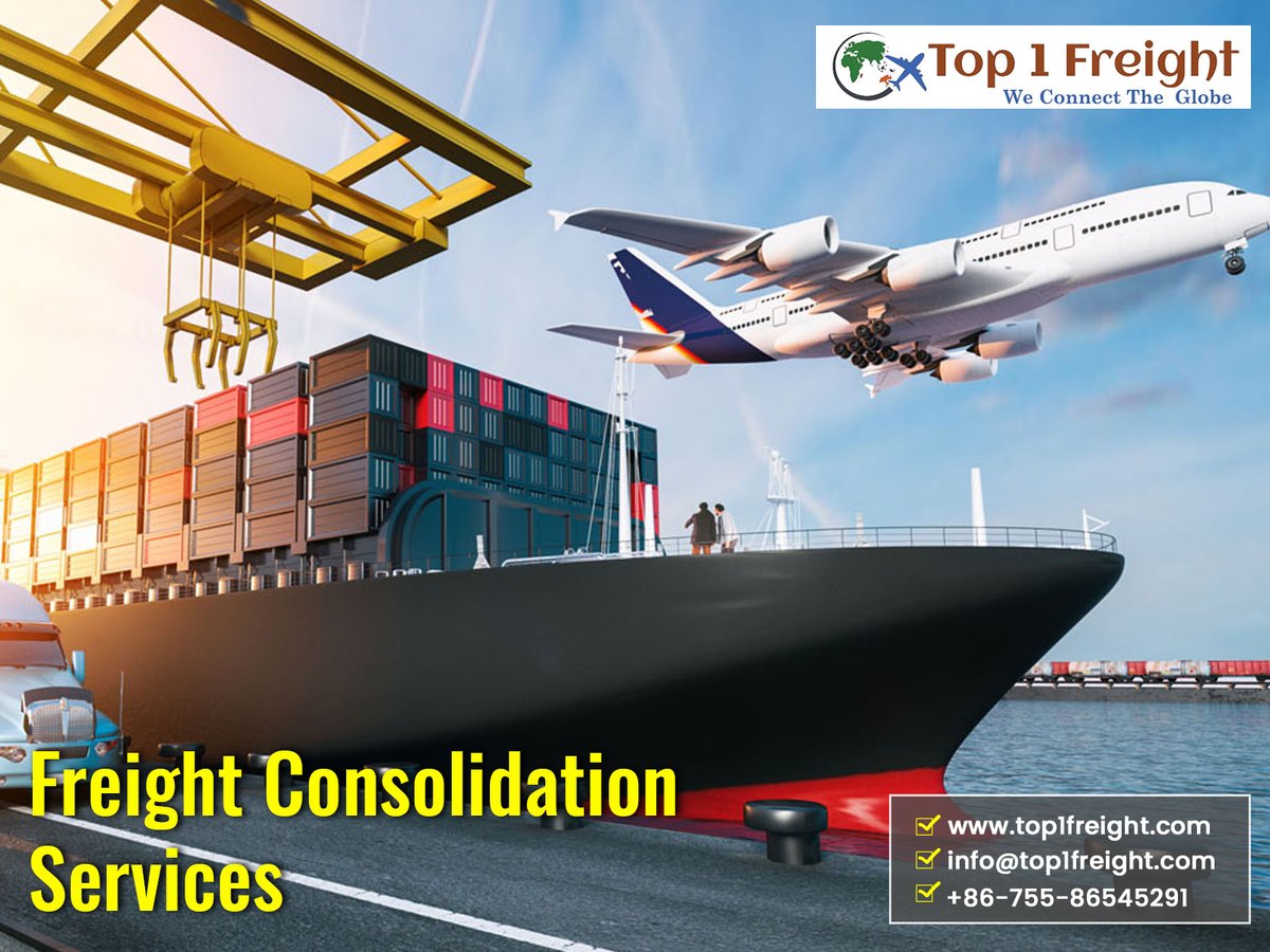 In search of #freight #consolidation #services? We at Top 1 Freight offer fast, hassle-free, reliable services at an affordable price! Click bit.ly/2kol1sn to hire us now!