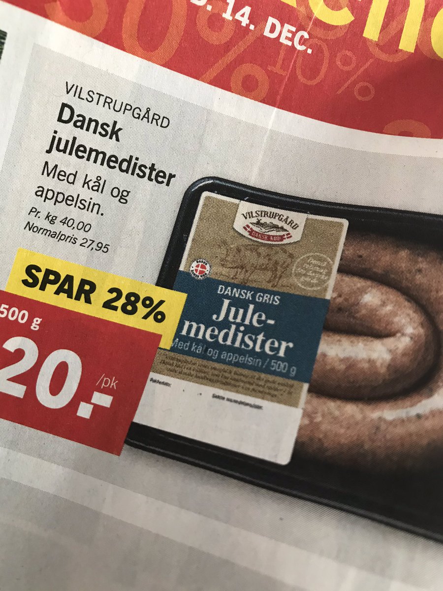 Jeg synes der er ved at være en tendens til at der sættes jule foran alt...hvor finder man efterhånden en ærlig vintermedister....