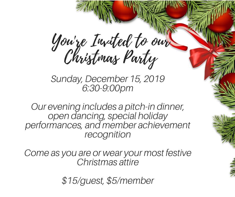 You're invited! Join us for our Christmas Party on Dec. 15th for a night of food, fun, festivities - and DANCE of course! <a href="/BburgChamber/">Brownsburg Chamber</a>