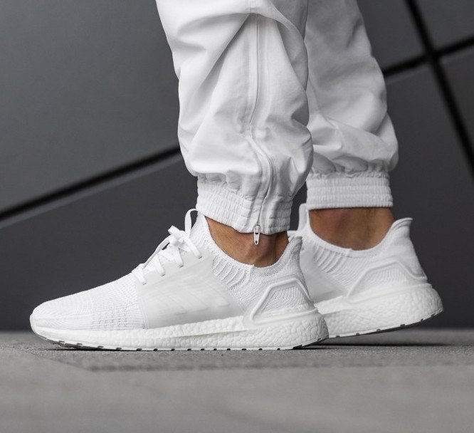 all white ultra boost 19