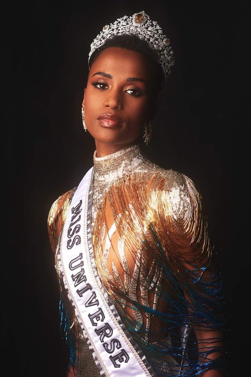 xonecole's tweet photo. Miss Universe is Black. 
Miss America is Black.
Miss USA is Black. 
Miss Teen USA is Black. 
A first ever.
A mood forever!! #Blackgirlmagicwinsagain https://t.co/vo101ksyXA