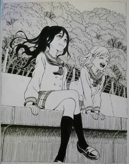 #2019年自分が選ぶ今年の4枚 
描いてて楽しかったやつ 