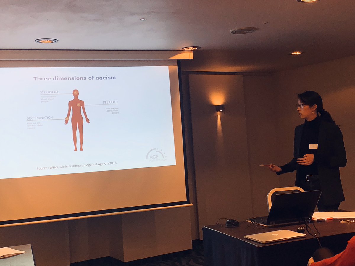 IFICInfo's tweet photo. Nhu Tram @T_U_Nhu from @AGE_PlatformEU reminds us of what we need to consider when we think about older people and ageing to make our research meaningful and impactful #ValueCare #integratecare https://t.co/4Izc714QjM