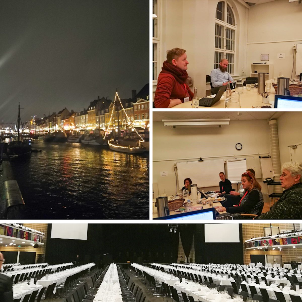 EES_Eval's tweet photo. On 6 December the EES Board and representatives of the Danish Evaluation Society (DES) had a site visit meeting at the Tivoli venue, in Copenhagen to discuss and work together on the 14th EES Biennial Conference preparations. #EES2020 #evaluation #biennialconference #Copenhagen https://t.co/jAetqJ5AVC