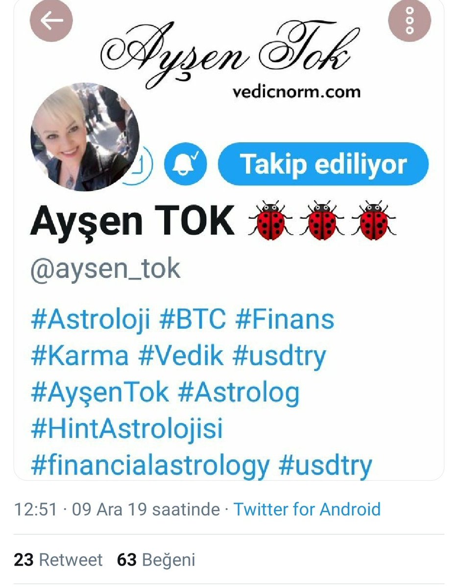 #astroloji #Ayşentok
#dolar 
#gündem 
#finanstwitter 
#üçüncügöz 
#vedicastroloji 
#karma
#btc 
#hintastrolojisi
#takipetmeyençokşeykaçırır
#bizdensöylemesi