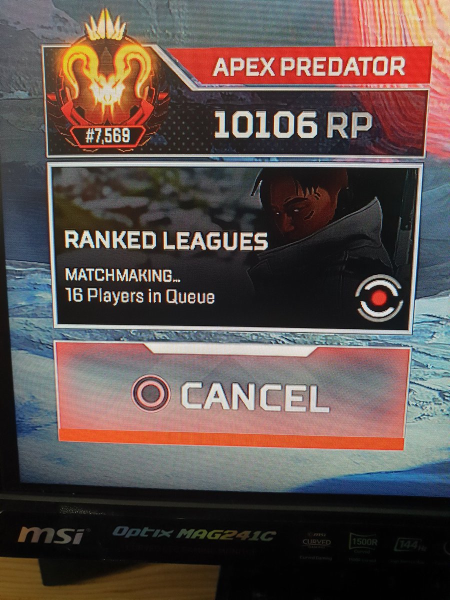lonepuger's tweet photo. Finally I made it to Preditor!! The grind is over ....... #apexpreditor
#ApexLegends https://t.co/UHN6PCUioG